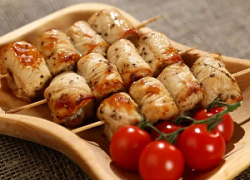 Шашлычки куриные на шпажках, 350гр