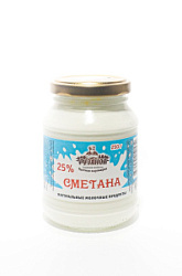 Сметана 25%(0,250гр) КФХ РУЗАНОВ